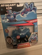 Mr Beast Lab Stretchy & Squishy Hero Hypercharged Panther Blue 5" Figure
