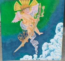 HUGE Angel God's Sword. Biblical, Jesus, Cherub, Christian, Heaven, Cathedral.