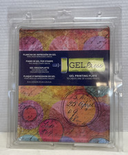 Gel Press Monoprinting Plate 8 X 10 Reusable Gel Printing Mixed Media Art
