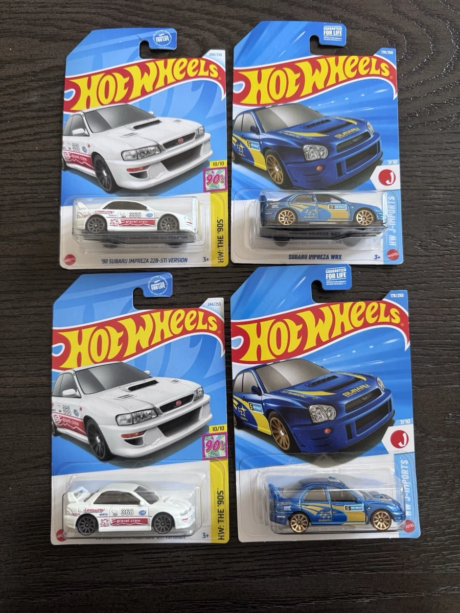 Hot Wheels Subaru Blue Contemporary Manufacture Diecast Cars
