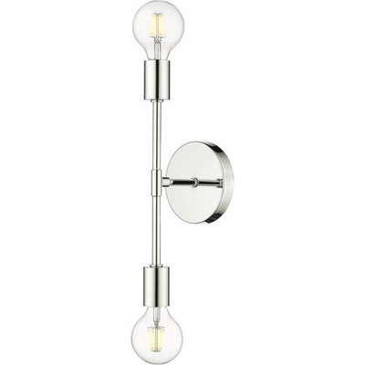 Z-Lite 731-2S-CH Modernist 2 Light 5 inch Chrome Wall Sconce Wall Light