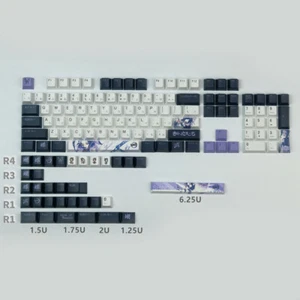 Tueuse de démon d'anime Kochou Shinobu PBT Casquette pour cerise MX Clavier mécanique
