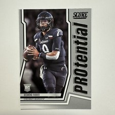2022 Score PROtential Desmond Ridder #P-DR Rookie RC Cincinnati Bearcats Falcons
