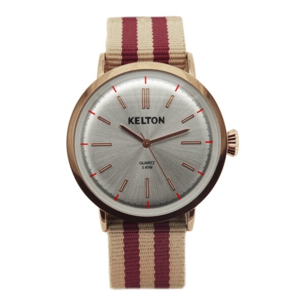 Montre Kelton Metallic rose dorée pour illuminer vos tenues de bureau