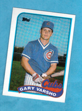1989 Topps Baseball card #613 Gary Varsho Cubs