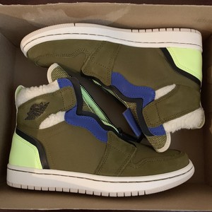 NEW Womenâs Nike Air Jordan 1 High ZIP Up MULTICOLOR Size 6.5W AV3723 300 | eBay