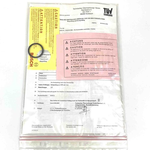 Bosch Rexroth HY/AB/4-330 G 1/4 accumulateur à bulles 4 litres, 0531013730, emballage d'origine - Photo 5/5