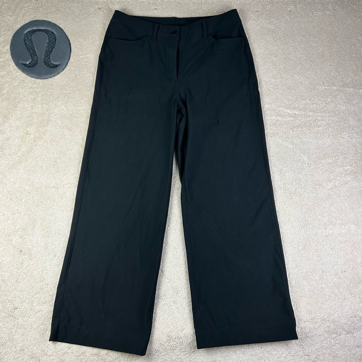 Lululemon City Sleek Pocket Wide Leg High Rise Light Utilitech W5ENJS  Pants 32 - Main Image