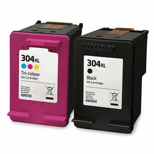 304XL Black & Colour Replacement Ink Cartridges For HP Envy 5030
