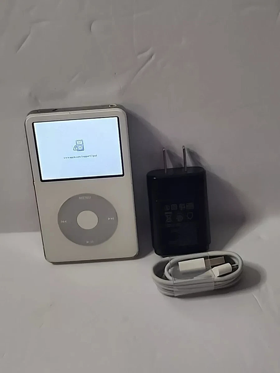 動作品 Pod classic A1136 第5世代 60GB 動作確認済 iPod classic 第5世代 A1136 60GB ホワイト apple