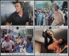ANY WHICH WAY YOU CAN 1980 AUTHENTIC 8X10 MINT LOBBY CARD SET CLINT EASTWOOD