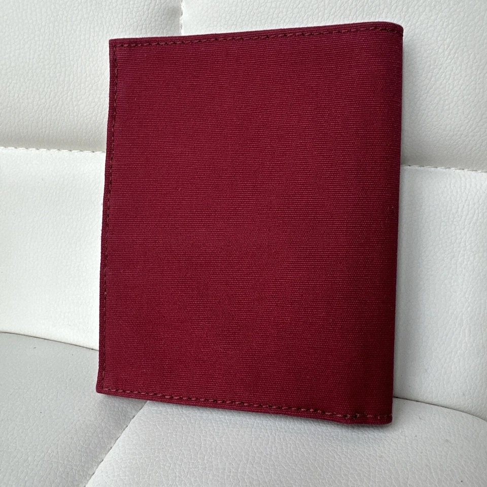 Jack Spade Men's Nylon Passport ID Case Wallet Slim Red MINT - Image 3 of 4