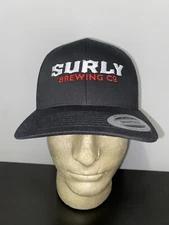 Vintage Surly Brewing Co. Mesh Snapback Trucker Hat Baseball Cap Lid