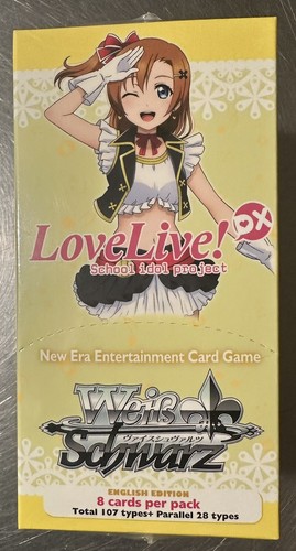 Weiss Schwarz Love Live! DX School Idol Project Booster Box ENGLISH SEALED
