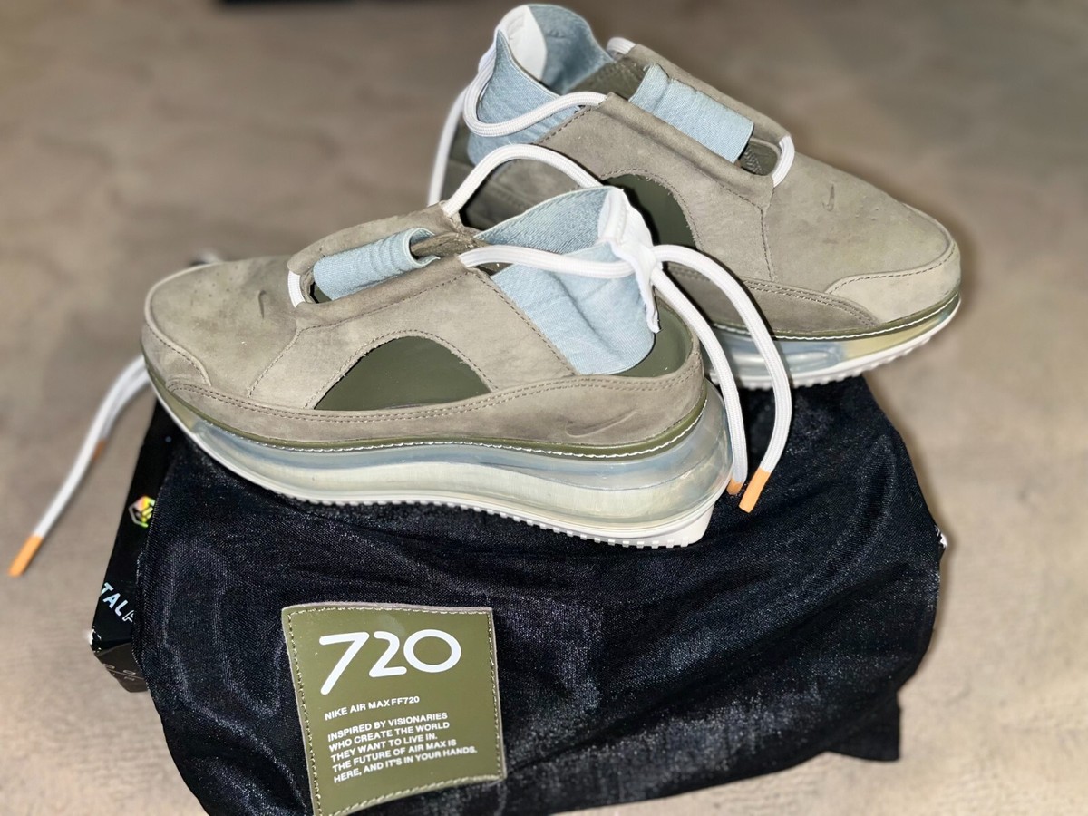 スニーカー Nike Air Max FF 720 Night Olive Light Bone [wmns] 2019 Women's Air Max FF 720 'Olive and Bone' Release Date. Nike SNKRS