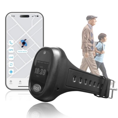 Professional 4G Real Time GPS Tracker Personal for Kids and Elderly SOS ...