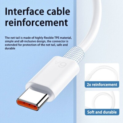 Câble USB Type C Pour Xiaomi Mi Mix 18 K Charge Rapide Et Transfert De