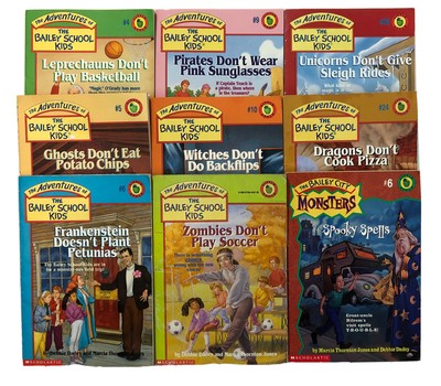 Lot of 9 Bailey School Kids Series Chapter Book Debbie Dadey Homeschool ...