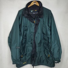 VTG Y2K Eddie Bauer EBTEK Jacket Mens L GoreTex Waterproof Green Jacket Parka