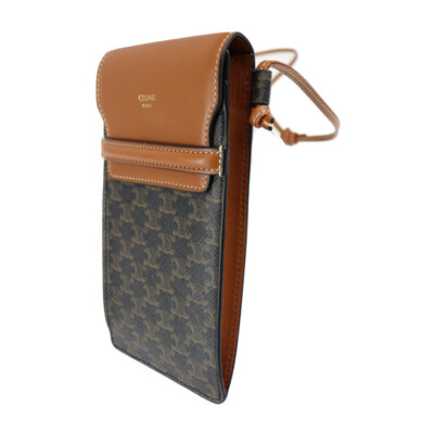 CELINE Shoulder Bag 10G332CQD.04LU Phone case Triomphe