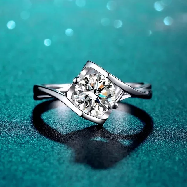 Genuine 2024 moissanite rings