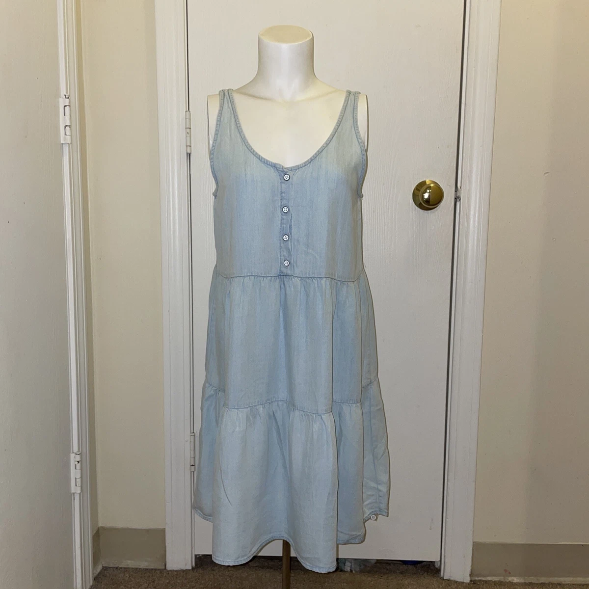 Tencel chambray dress cheap