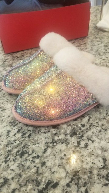 ugg scuffette glitter