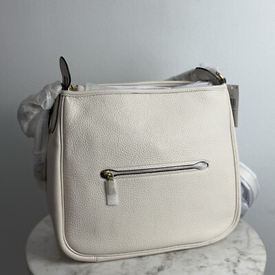 NWT COACH Soft Pebble Leather Cary Shoulder Bag with Convertible