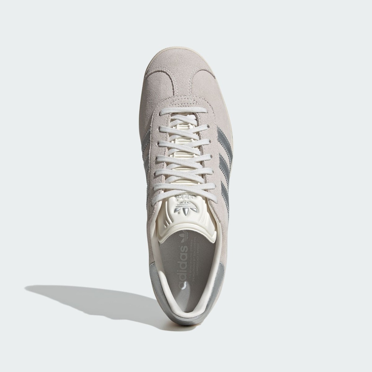 Adidas Gazelle Shoes Original Sneaker Cloud White/Silver