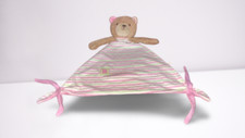 Bear Plush Comforter Teddy Pink colour New Born Soft toy Blanket Gift