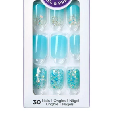 KISS IMPRESS PRESS ON NAILS ONE STEP MANICURE NEW ETERNITY SHORT LENGTH