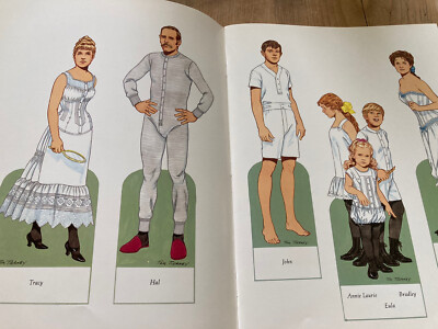 American Family Of The 1890s Paper Dolls In Full Color By Tom