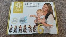 Lille 6 in 1 Baby Carrier - Black