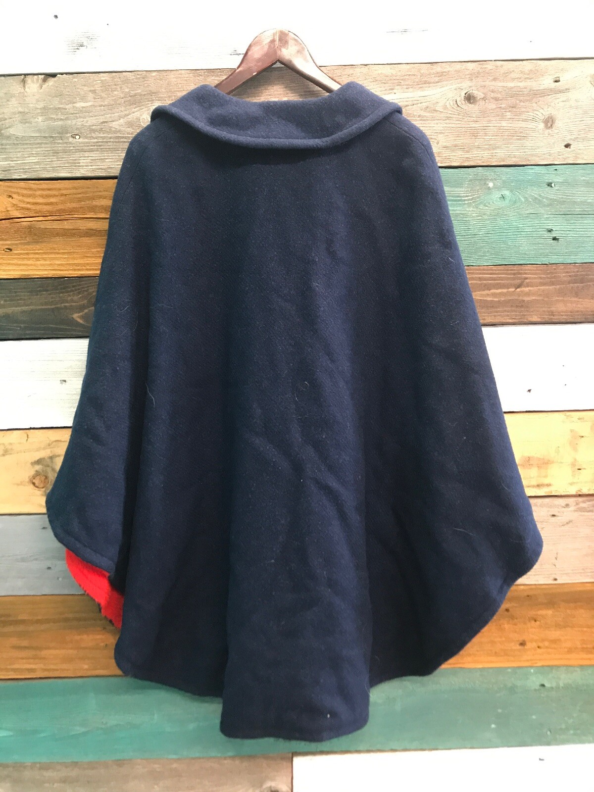 Vintage Pendleton 100% wool Poncho Size 