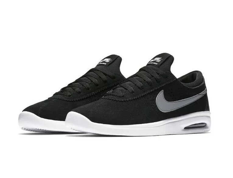 SB AIR MAX BRUIN SKATE/CASUAL [MENS 5.5] BLACK/WHITE-GRY [882097-001] | eBay