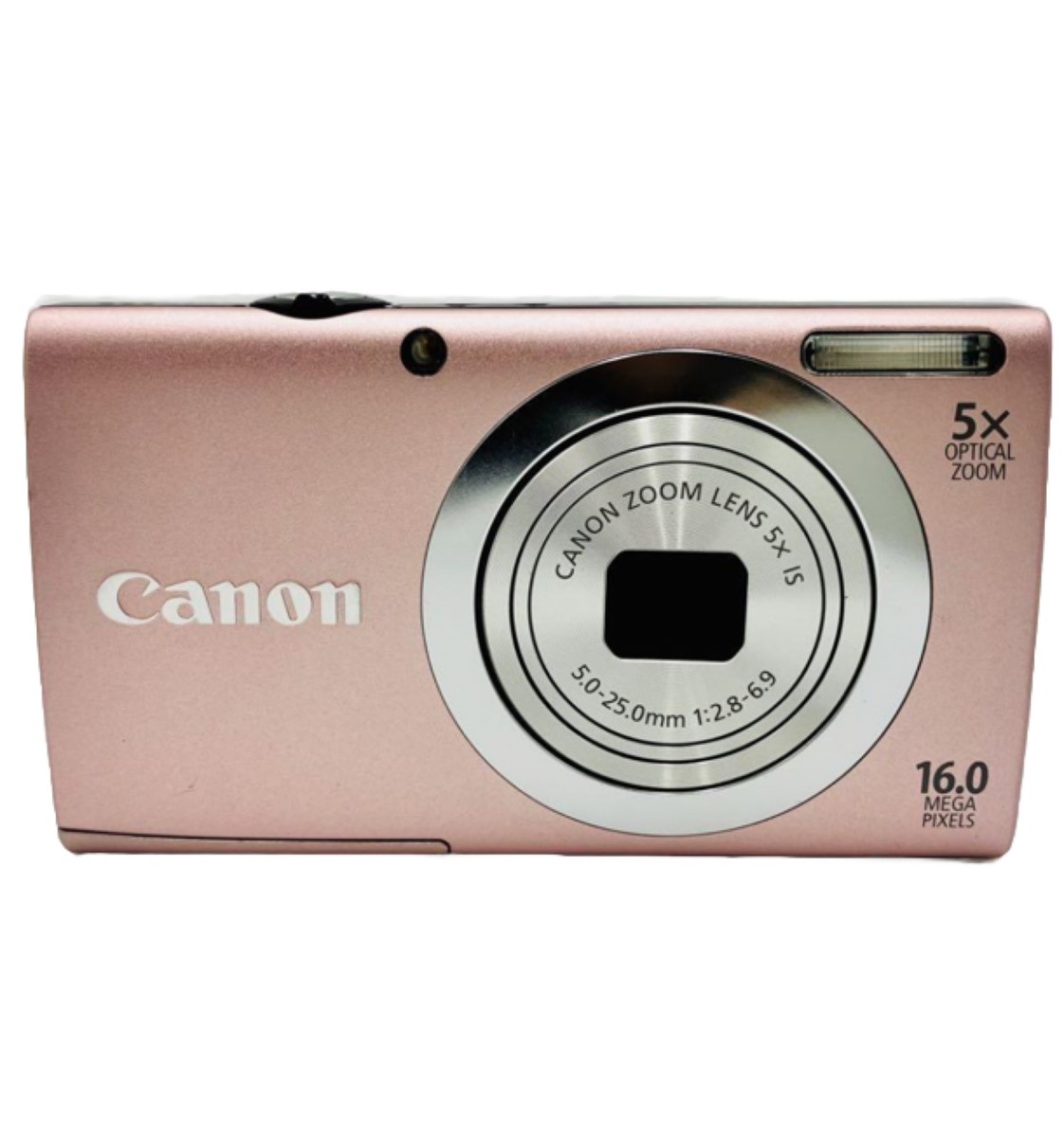【美品・動作確認品】Canon PowerShot A2400 ISカメラ Canon PowerShot A2400 IS Pink 16.0MP Digital Camera English