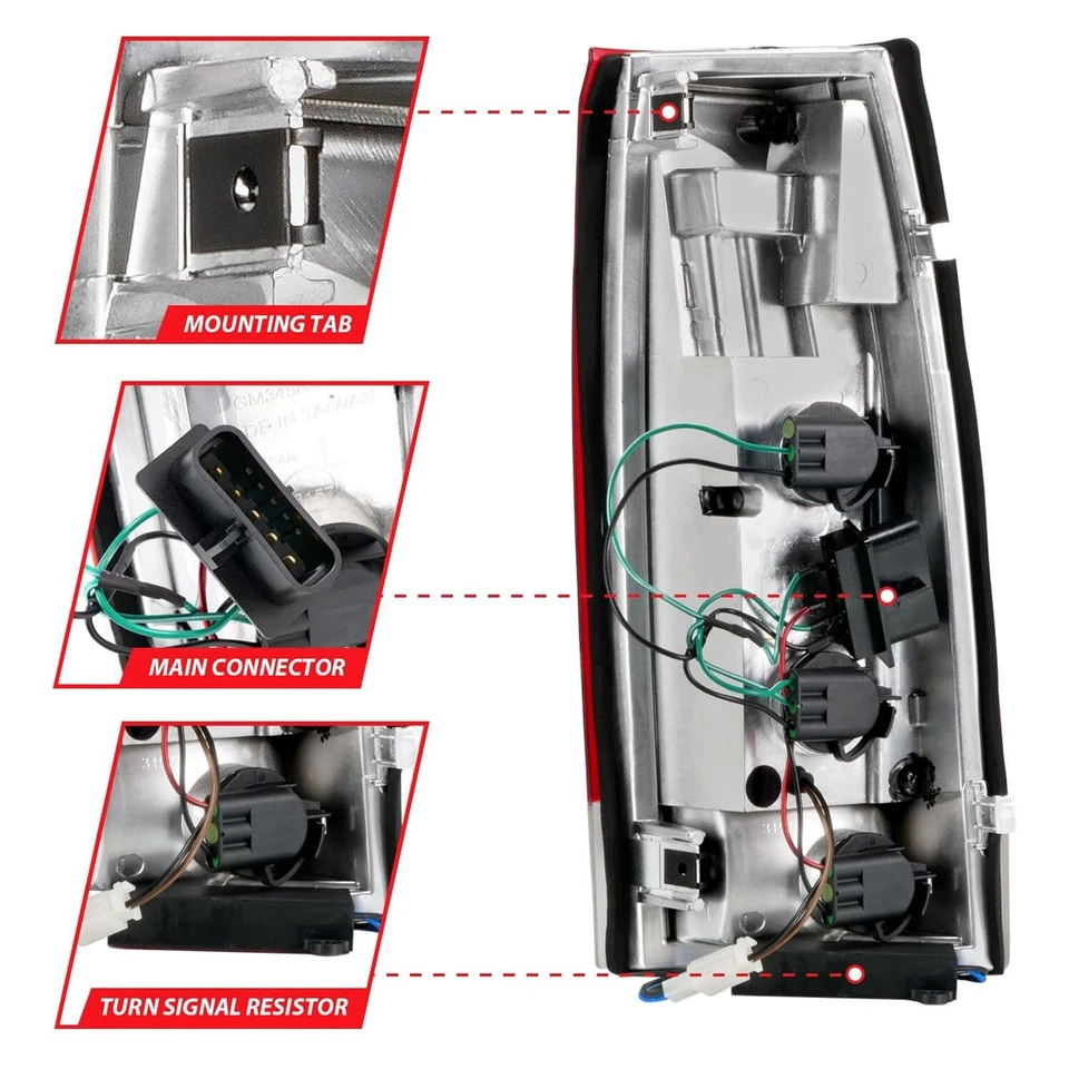 Lámparas traseras Anzo, USA 311346 para Cadillac Escalade Foto 2 de 4