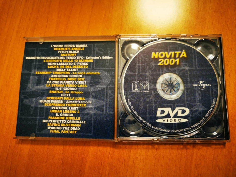 COLUMBIA TriStar Raro Catalogo Mini DvD NOVITA' 2001 PROMO TRAILERS. MAI USATO - Immagine 4 di 4