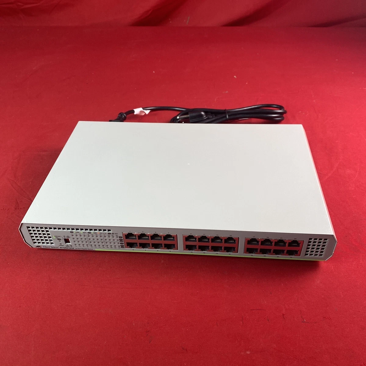 Allied Telesis (AT-GS910/24) - 24 Port Gigabit Switch W/Power Cord