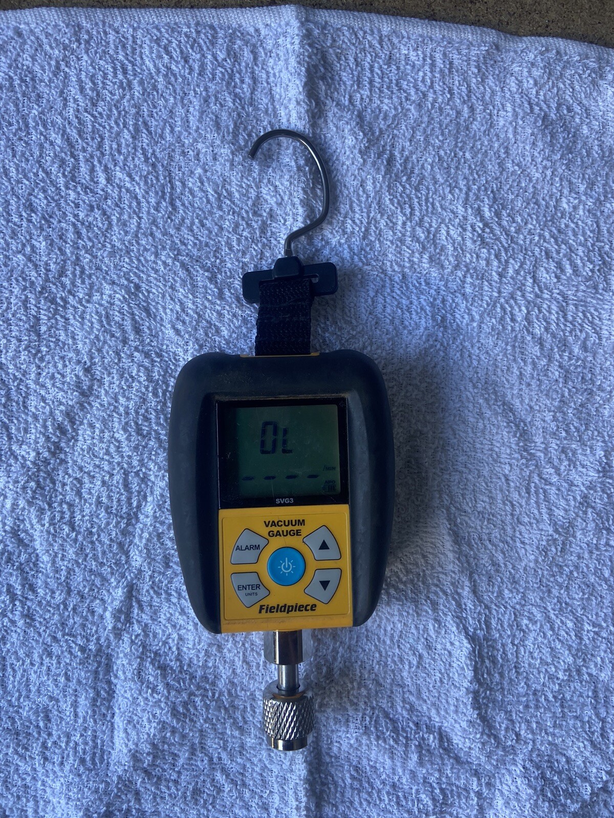 Fieldpiece SVG3 Compact Easy View Digital Micron Vacuum Gauge W/Alarm