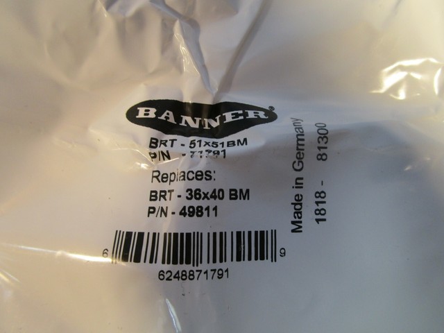 Banner QS18VN6LP Photoelectric Sensor – Polarized Retroreflective, 3.5m Range, 10-30V DC