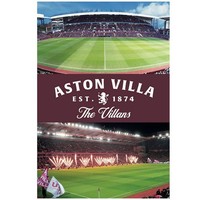 Aston Villa FC - 3D & Lentikular-Geburtstagskarte, Karton (TA13843)