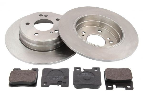 Kit dischi freno posteriori solidi e pastiglie Mapco per Mercedes-Benz 278mm