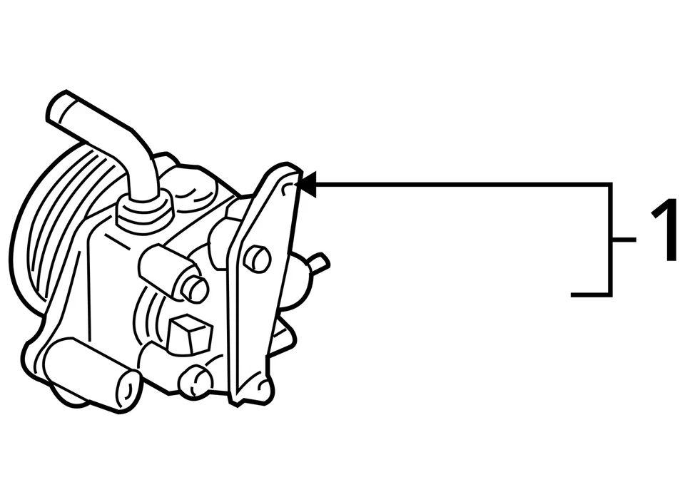 Bomba de columna de dirección asistida Mitsubishi Endeavor 2006 fabricante original RUVLF Foto 4 de 4