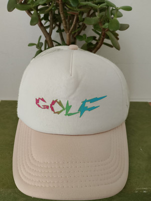 Tyler the Creator Black Golf Wang Trucker Hat. OSFA