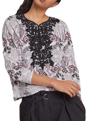 Roberta Roller Rabbit Damen Pflaume Thao Frances Top 135 $ Neu