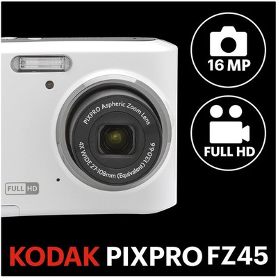 PIXPRO FZ45-WH 16MP Camera 4X Optical Zoom