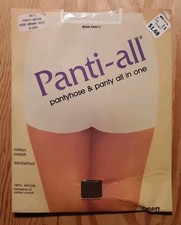 VTG Panti-All Pantihose All In One Beige Panty Brown Mist Hose Color MT/T A-230