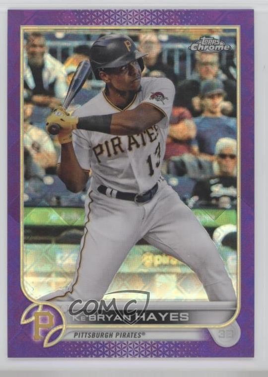 2022 Topps Chrome Logofractor Edition Purple Refractor /250 Ke'Bryan Hayes 1l42