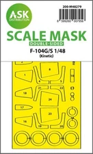 1/48 Artscale F-104G/S double-sided express fit mask for Kinetik